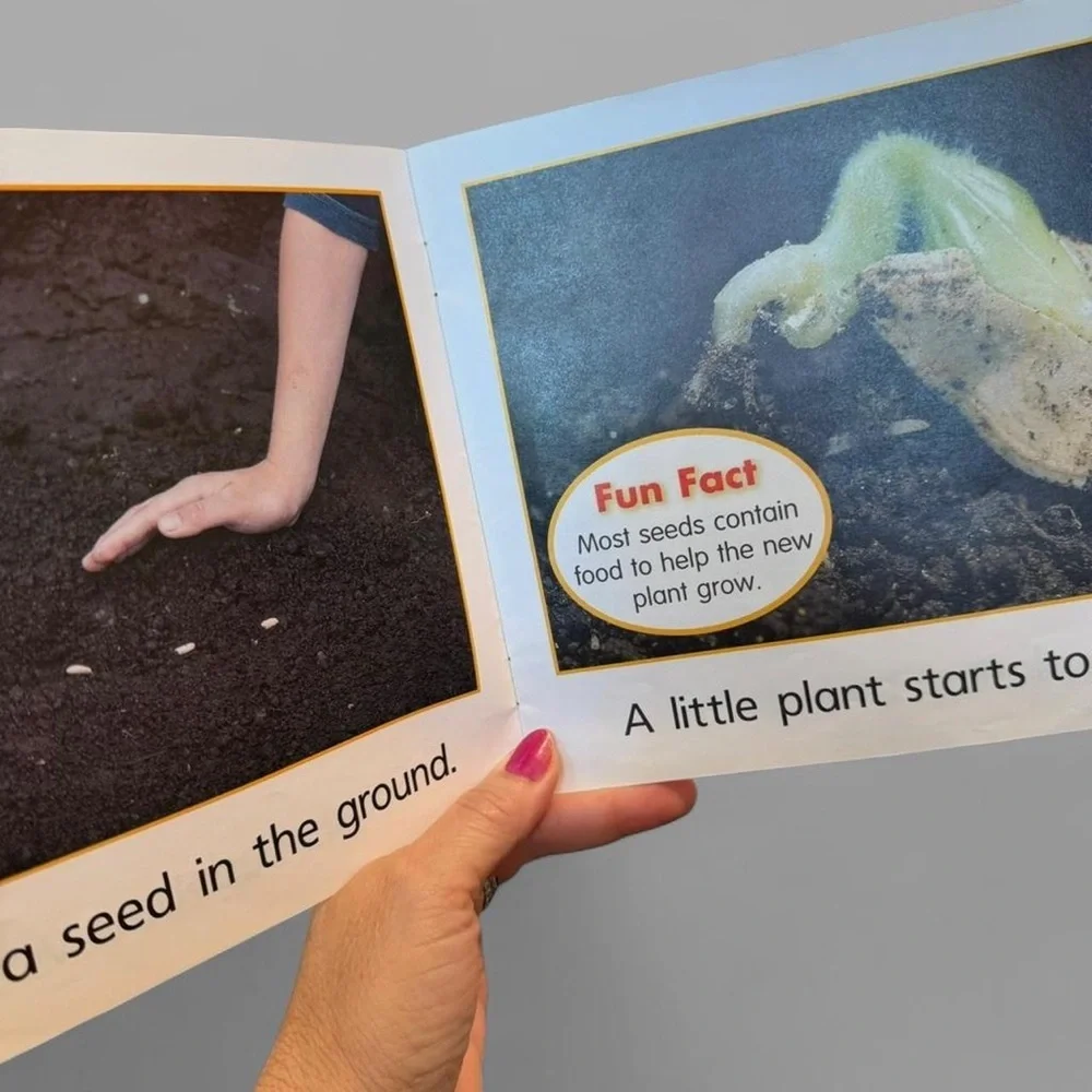 Plant themed 3 books children's books bundle